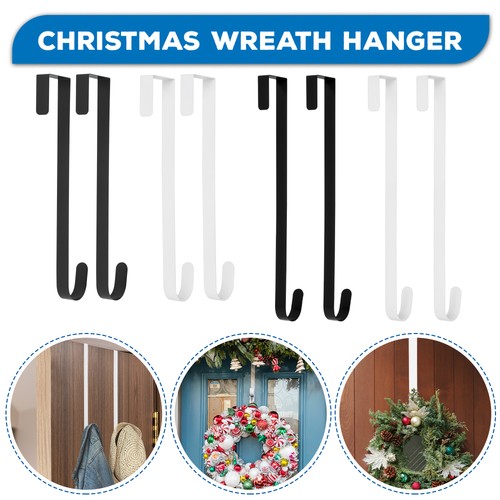2pcs wreath hangers for - for, front