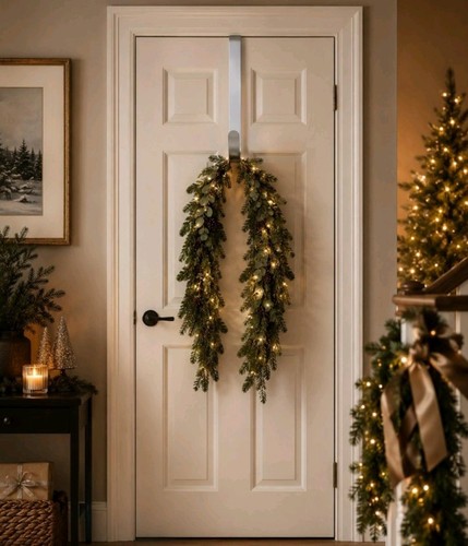 Christmas wreath door hanger - wreath,