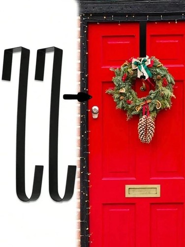 Door wreath hanger christmas - door,