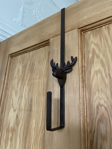Stag over door - wreath, hanger