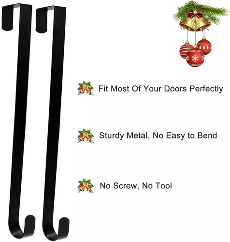 Door wreath hanger - wreath,