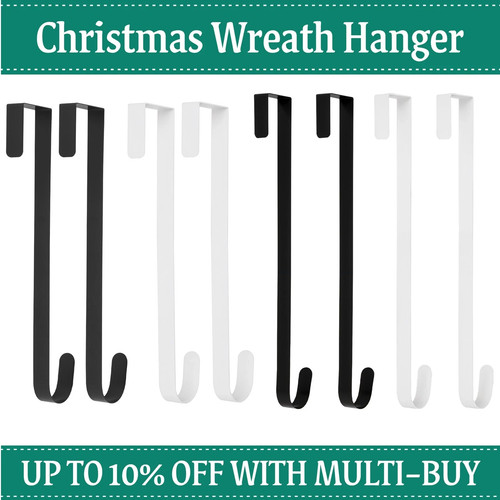 2pcs floral wreath hanger over - hanger,