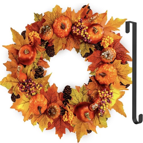 Autumn wreath front - wreath, with