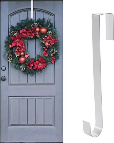 Wreath hanger metal door - hanger,