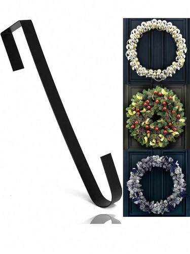 Door wreath hanger - wreath, christmas